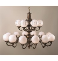 Люстра G-Lights (Испания) Арт. 143-12+6-AB