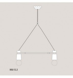 Люстра Арт. 950S.2 Toscot 