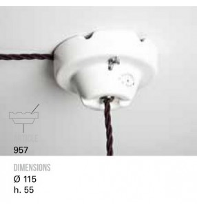 Держатель кабеля Арт. 957 Toscot 