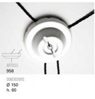 Держатель для кабеля Арт. 958 Toscot Держатель для кабеля Арт. 958 Toscot