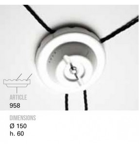 Держатель для кабеля Арт. 958 Toscot Держатель для кабеля Арт. 958 Toscot