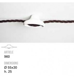 Держатель кабеля Арт. 960 Toscot Держатель кабеля Арт. 960 Toscot